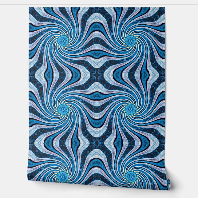 Blume Twirl Tapete (Abrollen)