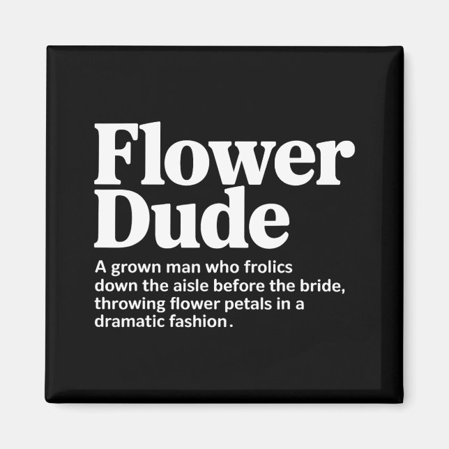 Blume Typ Definition Magnet (Vorne)