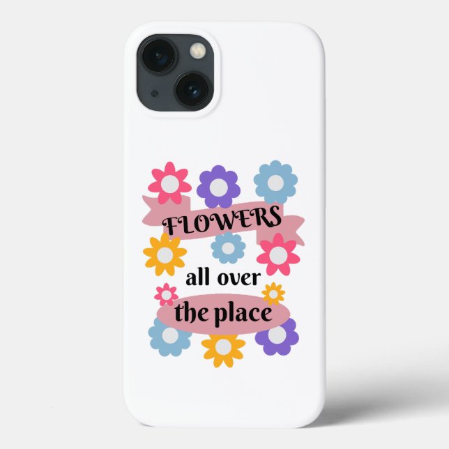 Blume überall Case-Mate iPhone hülle (Rückseite)
