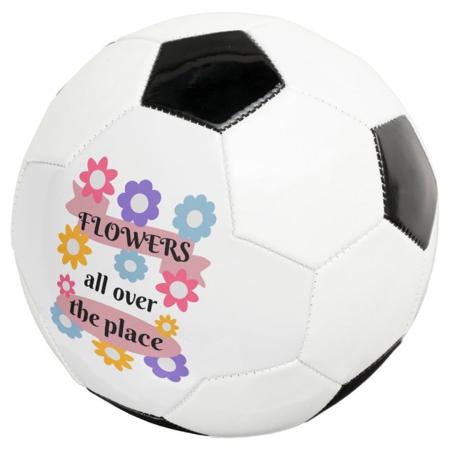 Blume überall fußball (Dreiviertel)