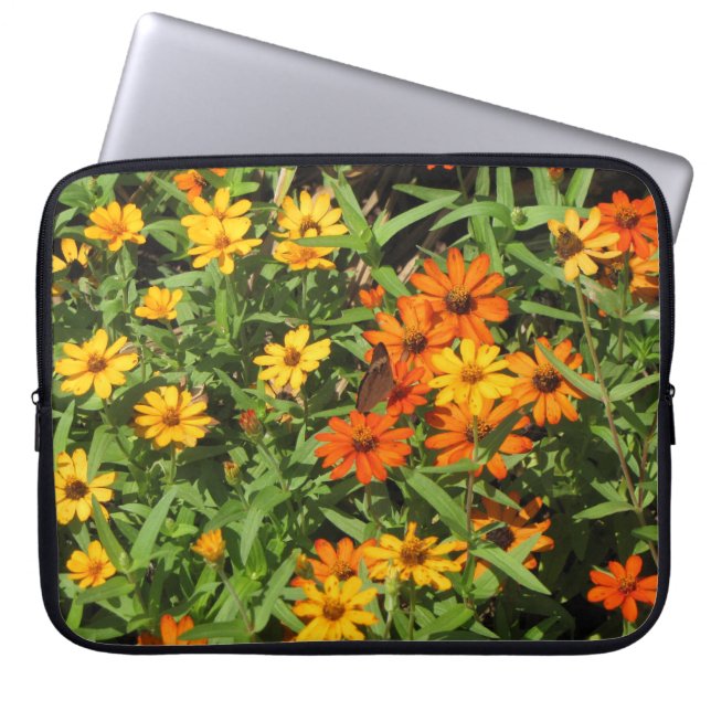 Blume überall Laptop-Sieb Laptopschutzhülle (Vorderseite)