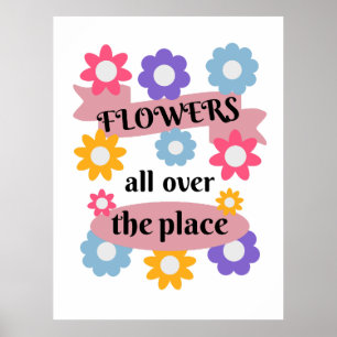 Blume überall poster