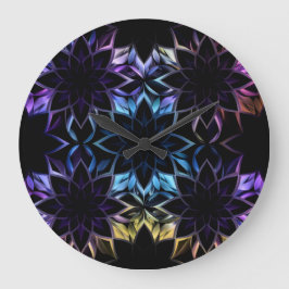 Blume-Uhr Große Wanduhr