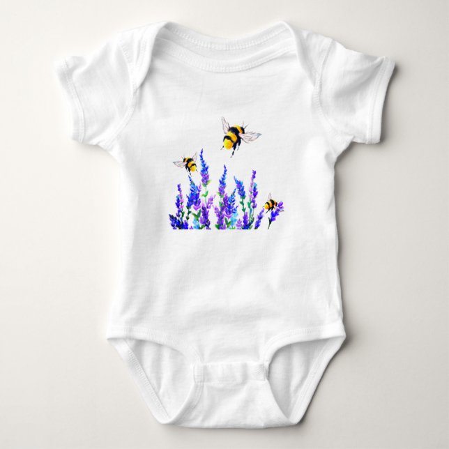 Blume und Baby Bodysuit Baby Strampler (Vorderseite)