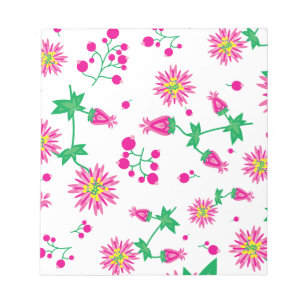 Blume und Berries Notizblock