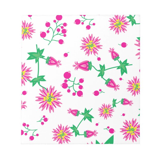 Blume und Berries Notizblock (Vorderseite)