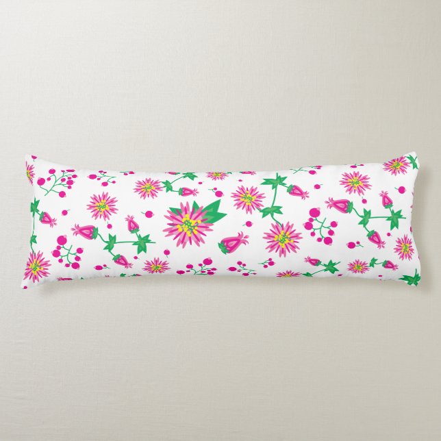 Blume und Berries Seitenschläferkissen (Vorderseite)