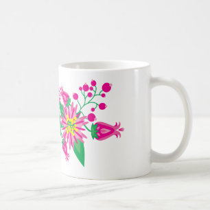 Blume und Berries Tasse