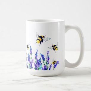 Blume und Bienen Kaffee-Tasse Kaffeetasse