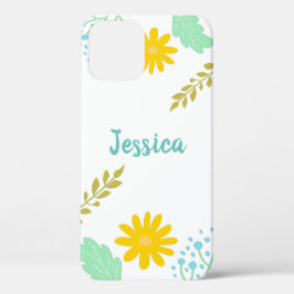 Blume und Blätter für Gemälde Case-Mate iPhone Hülle