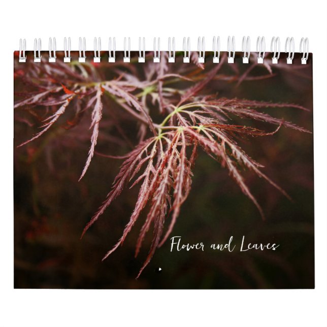 Blume und Blätter Kalender (Titelbild)