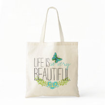 Blume und Blauer Schmetterling Wasserfarbe BOHO Mu