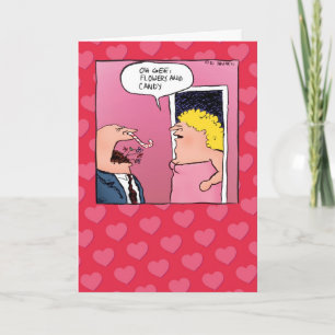 Blume und Bonbons - Happy Valentine's Day Card Feiertagskarte