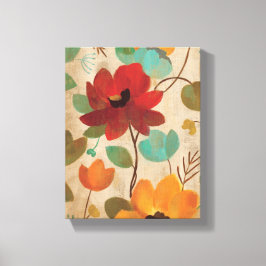 Blume und Buds Leinwanddruck