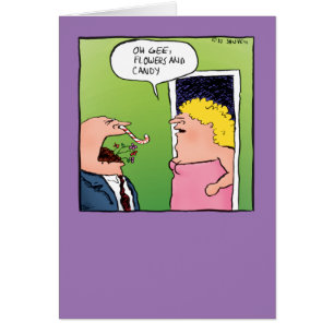 Blume und Candy Funny Funny Romantic Blank Inside 