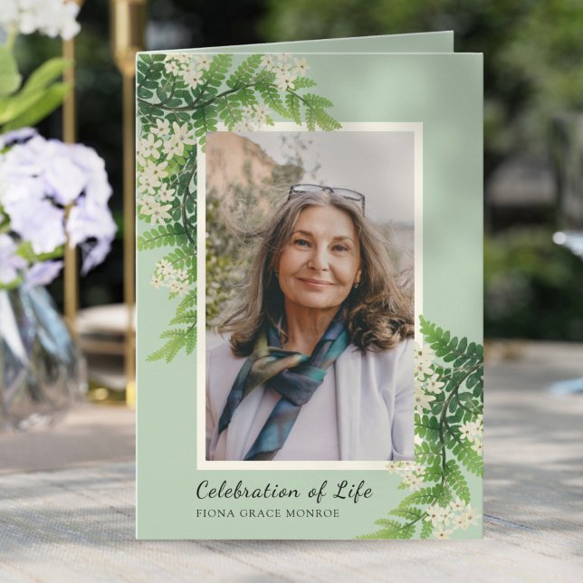 Blume- und Ferns-Foto-Gedenkprogramm Programm (Von Creator hochgeladen)