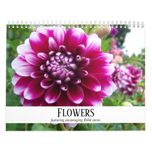 Blume und Förderung von Bibelversen Kalender (Titelbild)