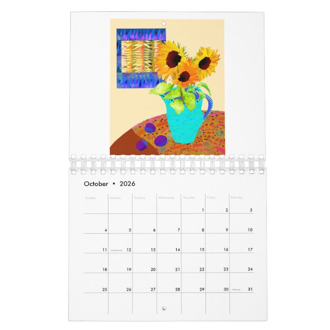 Blume- und Fristenkalender Kalender (Okt 2026)
