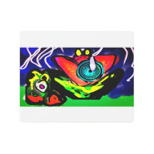 Blume und Frosch im Frühjahr