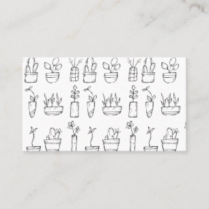 Blume- und Gartendienstleistungen Visitenkarte