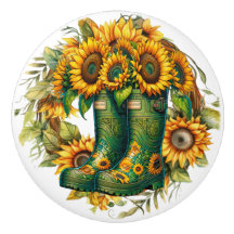 Blume und Gartenstiefel