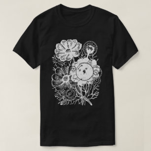 Blume und Geber weiß T-Shirt