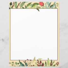 Blume und Gerahmtes Folipapier
