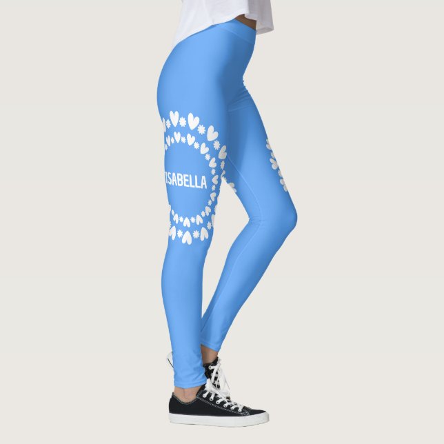 Blume und Herz Leggings (Rechts)