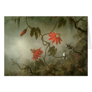 Blume und Hummingbirds von Martin J Heade