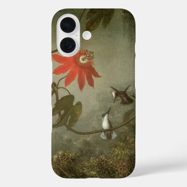 Blume und Hummingbirds von Martin J Heade Case-Mate iPhone Hülle (Rückseite)