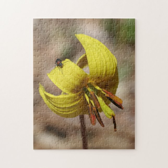 Blume und Insektenfreund Puzzle (Vertikal)
