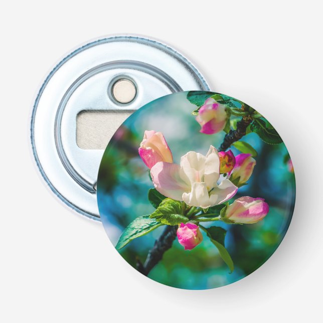 Blume und Knospen Flaschenöffner (Vorderseite)