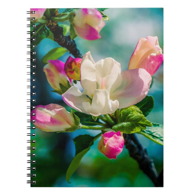 Blume und Knospen Notizblock (Vorderseite)