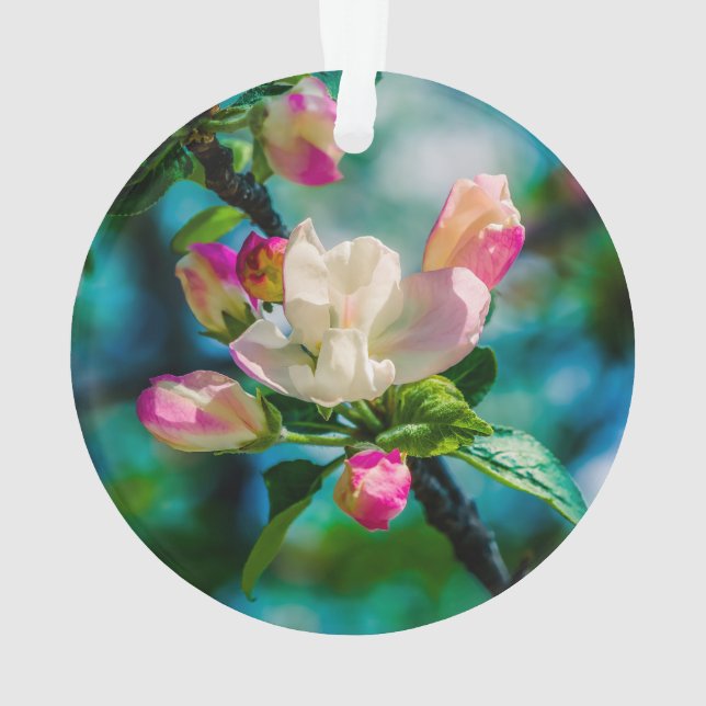 Blume und Knospen Ornament (Rückseite)