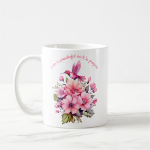 Blume- und Kolibri-Inspiration Kaffeetasse