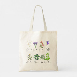 Blume und Kräuter Tasche