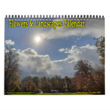 Blume und Landschaften Kalender!