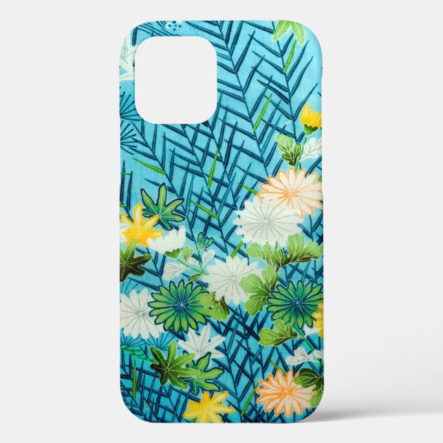 Blume und Leaf, japanisches Design Case-Mate iPhone Hülle (Rückseite)