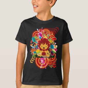 Blume und Löwe T-Shirt