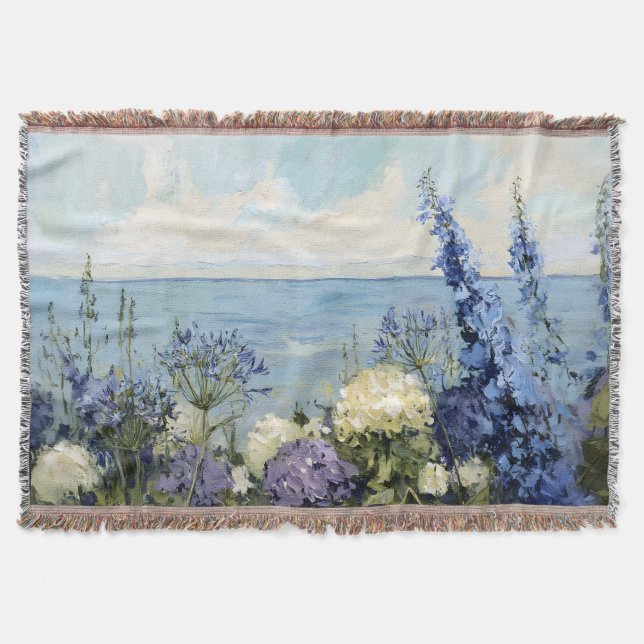 Blume und Meeresmalerei Decke (Vorderseite)