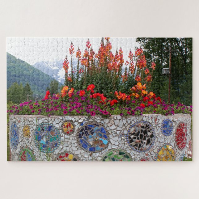 Blume und Mosaike, Alaska Puzzle (Horizontal)