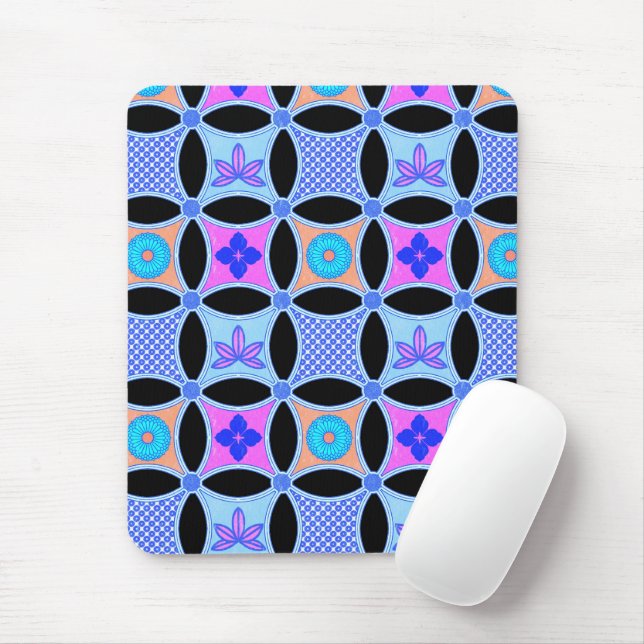 Blume und Muster Mousepad (Mit Mouse)