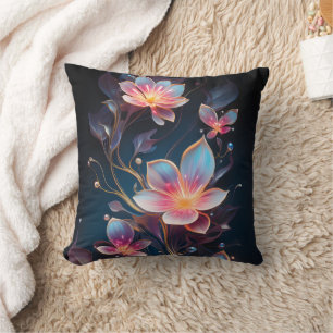 Blume- und Nature Throw Kissen - künstlerische KIn