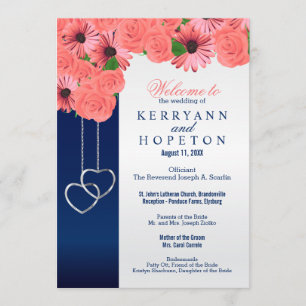 Blume und Navy Blue - Programm