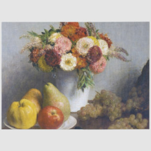 Blume und Obst, Henri Fantin-Latour Seidenpapier