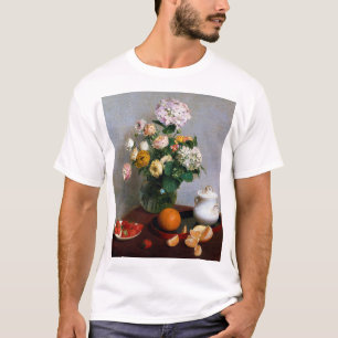 Blume und Obst, Henri Fantin-Latour T-Shirt