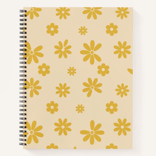 Blume und Petalen 11 Notizbuch (Vorderseite)