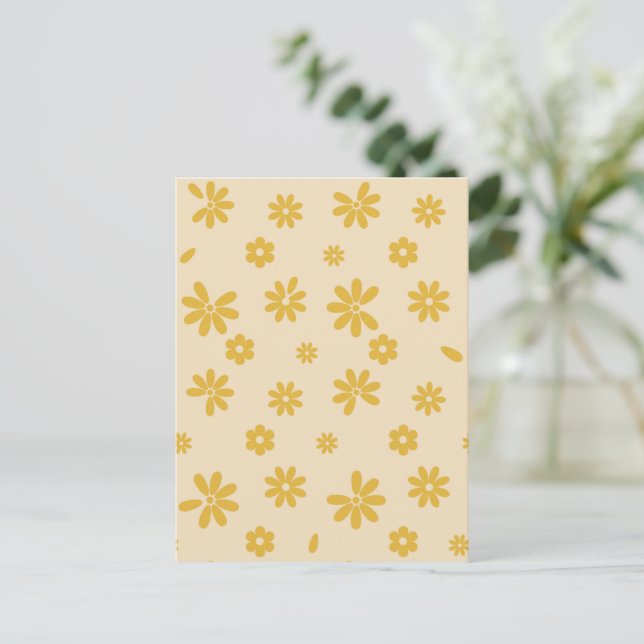 Blume und Petalen 11 Postkarte (Stehend Vorderseite)