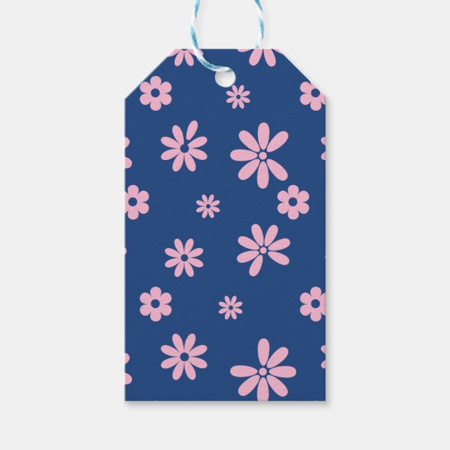 Blume und Petalen 13 Geschenkanhänger (Vorderseite)