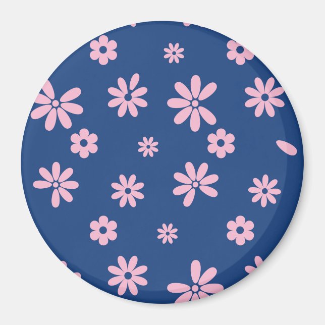 Blume und Petalen 13 Magnet (Vorne)